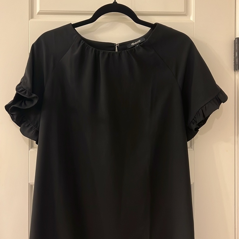 Madewell black straight dress - Picture 2 of 3